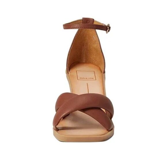 NIB Dolce Vita Sandals Flavia Dark Brown Stella Heels - Picture 5 of 12
